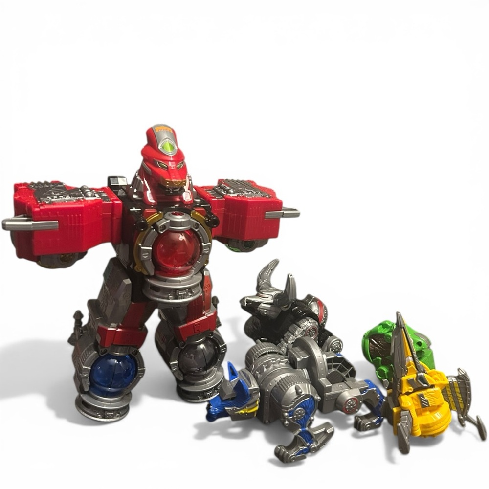 Power Rangers Dino Charge Megazord Set w/ Zords – Bandai